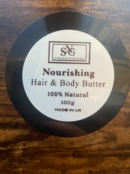 Nourishing Hair & Body Butter 100% natural