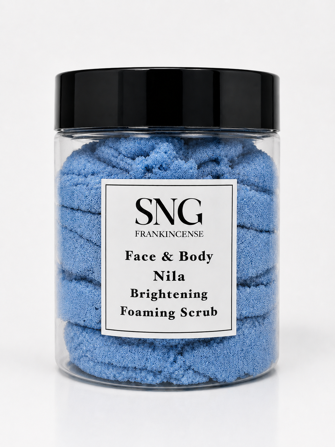 Nila foaming Face & Body exfoliating scrub